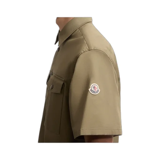Cotton Gabardine Short Sleeve Shirt