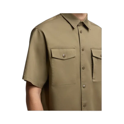 Cotton Gabardine Short Sleeve Shirt
