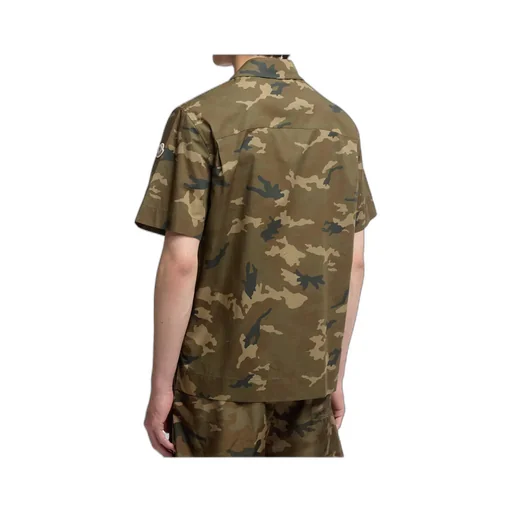 Printed Cotton Short Sleeve Shirt
