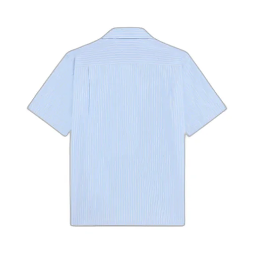 Bowling Shirt In Striped Cotton Poplin