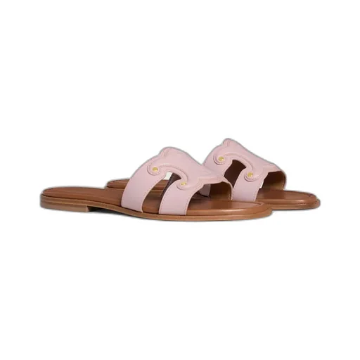 Celine Marina Mule In Calfskin