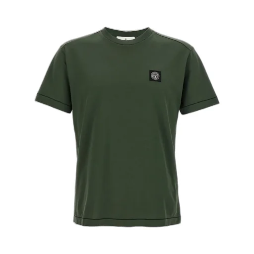 Stone Island Logo Patch Crewneck T-Shirt