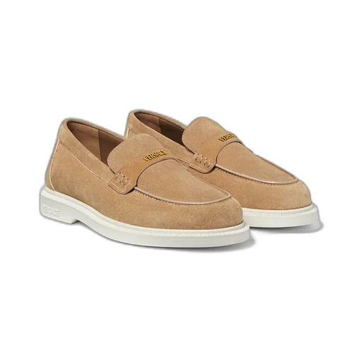 Versace Round-Toe Slip-On Loafers