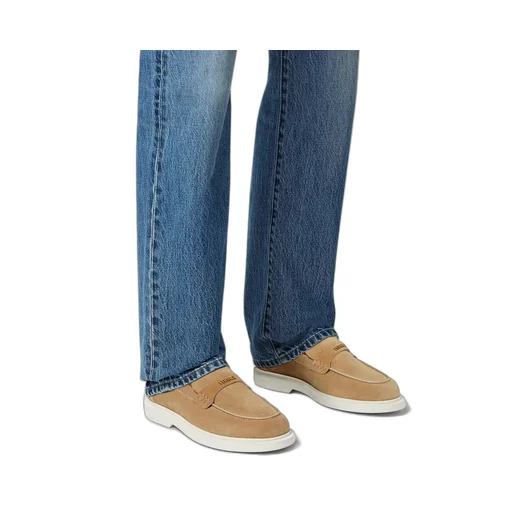 Versace Round-Toe Slip-On Loafers