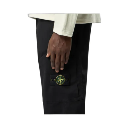 Stone Island Logo Patch Trousers