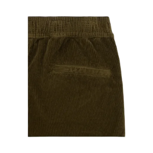 Stone Island Junior Logo Patch Corduroy Trousers