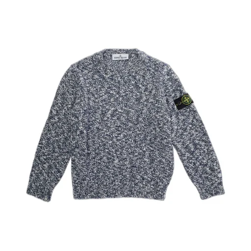 Stone Island Junior Logo Patch Crewneck Jumper