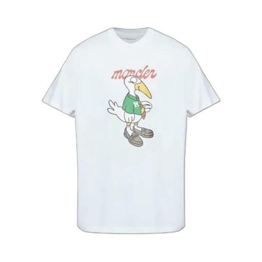 Moncler Logo Printed Crewneck T-Shirt