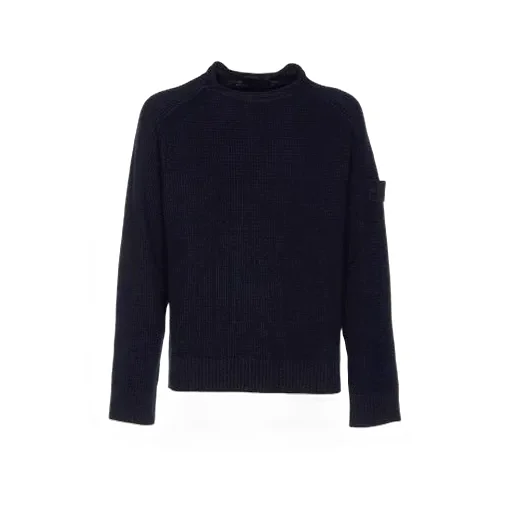 Compass-Patch Crew-Neck Sweater