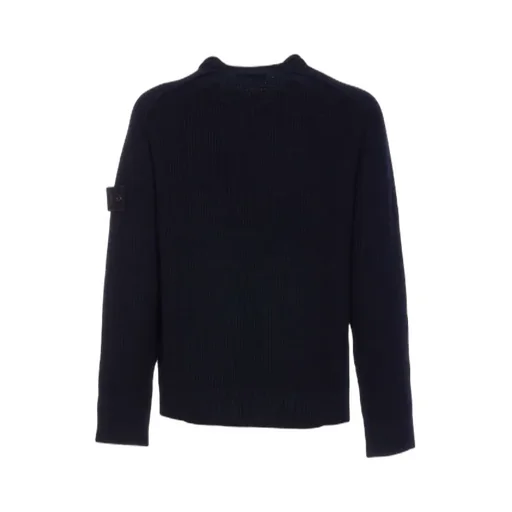 Compass-Patch Crew-Neck Sweater