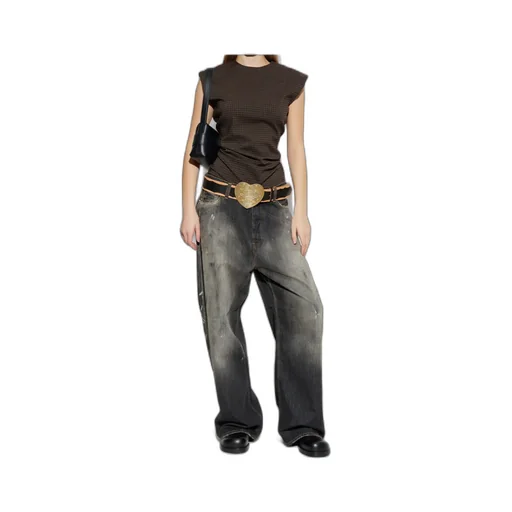 Acne Studios Sleeveless Checked Top