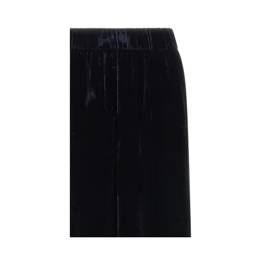 Peserico Wide-Leg Velvet Pants