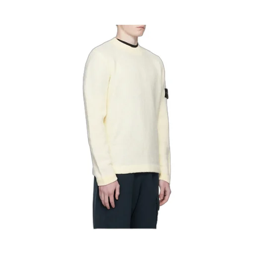 Stone Island Compass Patch Crewneck Jumper