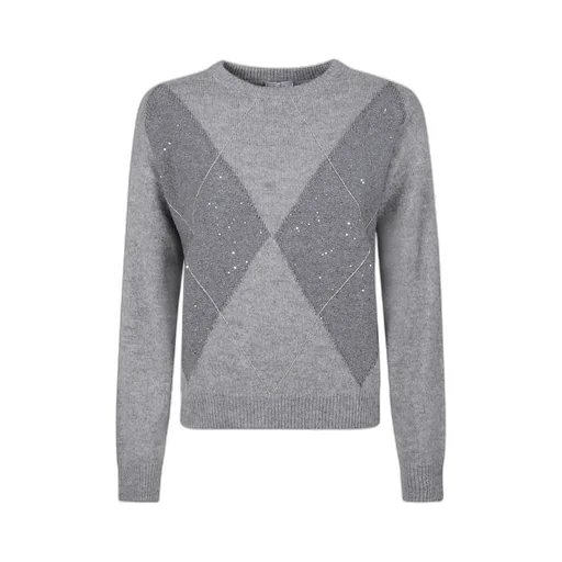 Peserico Diamond Jacquard Jumper