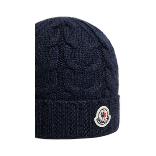 Moncler Enfant Logo Patch Beanie