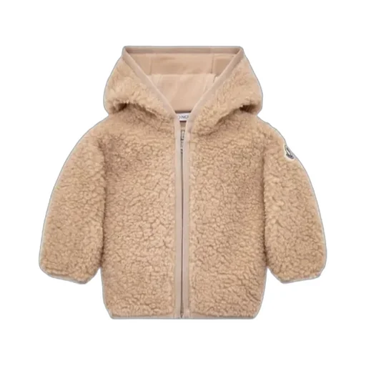 Moncler Enfant Zipped Teddy Hoodie