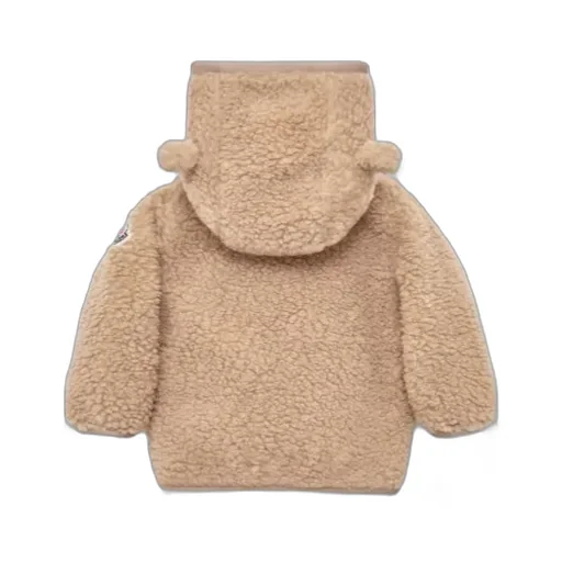 Moncler Enfant Zipped Teddy Hoodie
