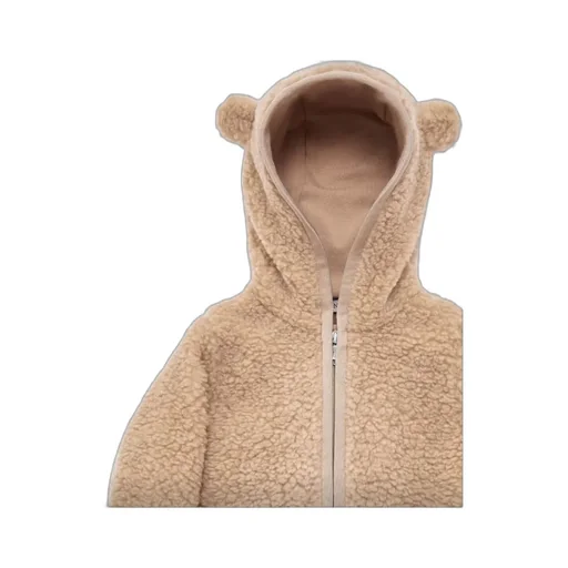 Moncler Enfant Zipped Teddy Hoodie