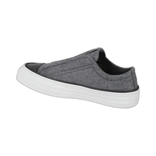 Brunello Cucinelli Slip-On Low-Top Sneakers
