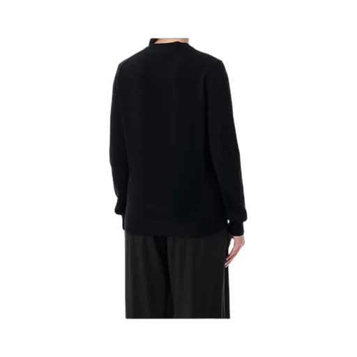Comme Des GarÇOns Play Logo Detailed Crewneck Cardigan