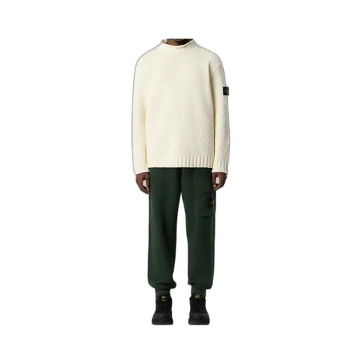 Mock Neck Sweater With Reverse Stitch Details