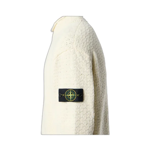 Mock Neck Sweater With Reverse Stitch Details