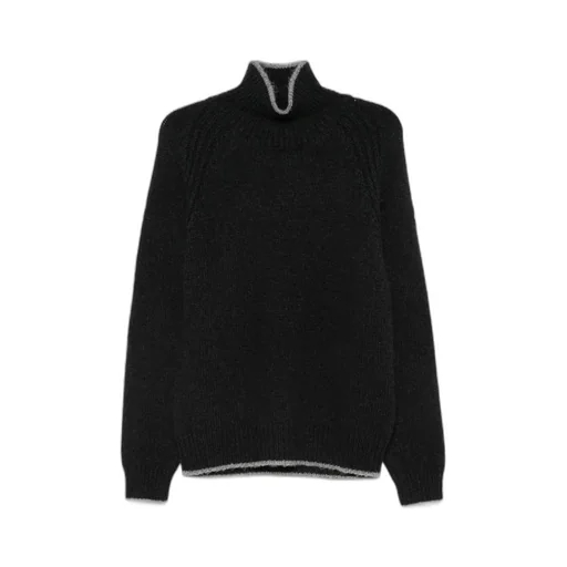 Alpaca & Wool Blend Turtleneck Jumper