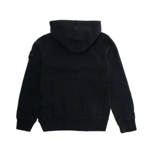 Stone Island Junior Compass Patch Zip Up Hoodie