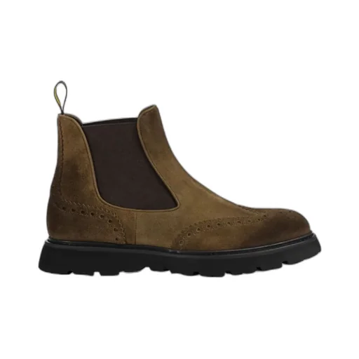 Doucal's Round-Toe Slip-On Boots