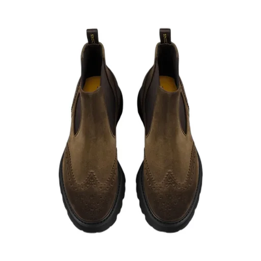 Doucal's Round-Toe Slip-On Boots