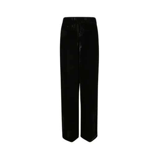 Peserico Wide-Leg Velvet Pants