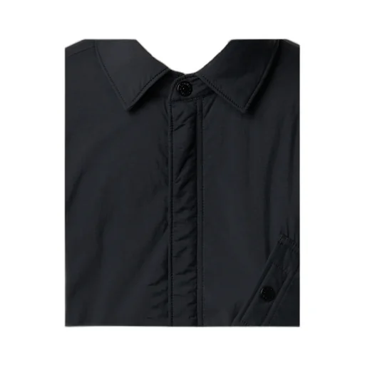 Stone Island Logo Patch Long-Sleeved Shirt