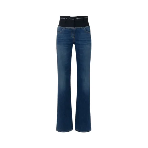 Waistband-Detail Jeans