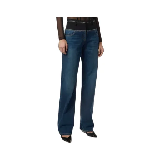 Waistband-Detail Jeans