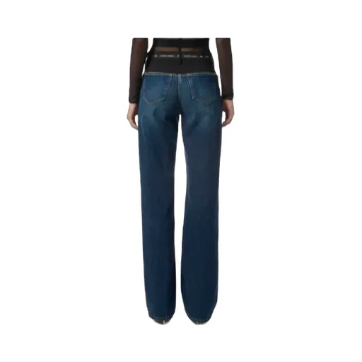 Waistband-Detail Jeans