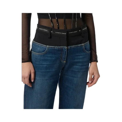 Waistband-Detail Jeans