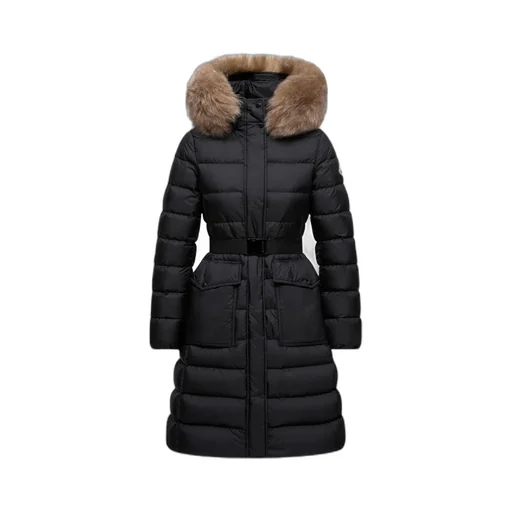 Moncler Khloesse Hooded Long Down Coat