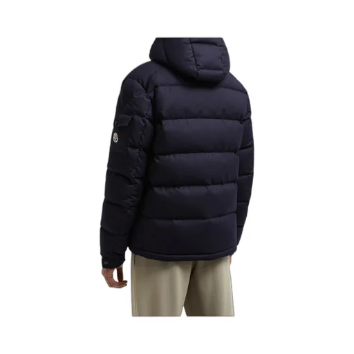Moncler Montgenevre Hooded Flannel Short Down Jacket