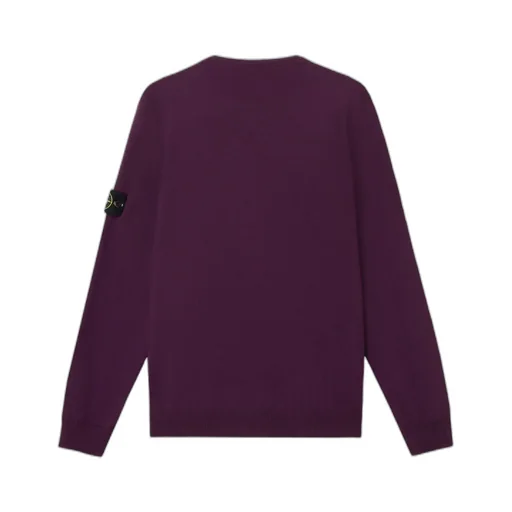 Stone Island Logo Patch Knitted Sweater