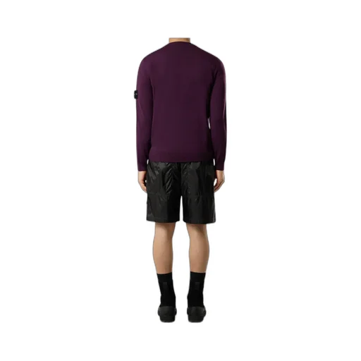 Stone Island Logo Patch Knitted Sweater