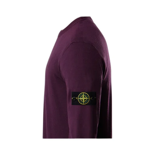Stone Island Logo Patch Knitted Sweater