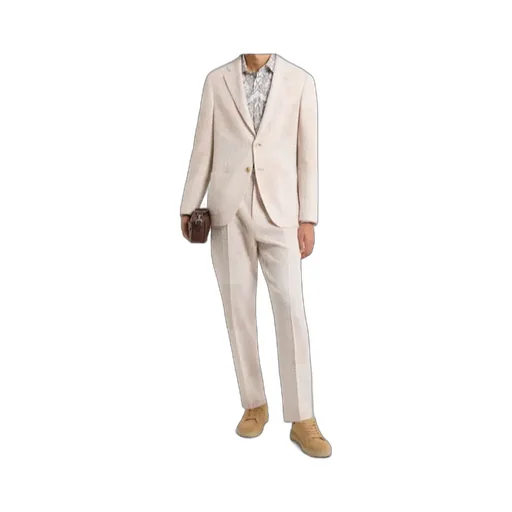 Wool-Blend Patchwork Blazer