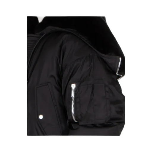 Pilot-Style Hooded Cotton Jacket