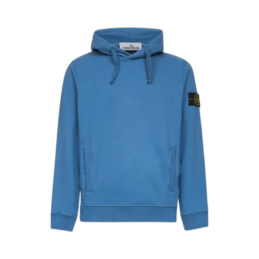 Stone Island Logo Patch Drawstring Hoodie