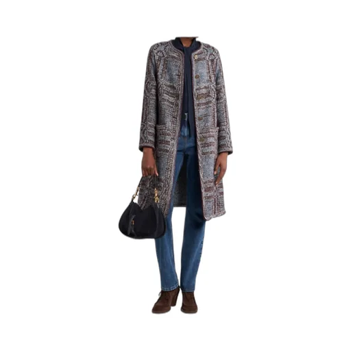 Bouclé Jacquard Coat