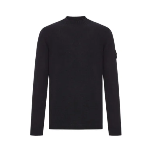 Stone Island Logo Patch Crewneck Jumper