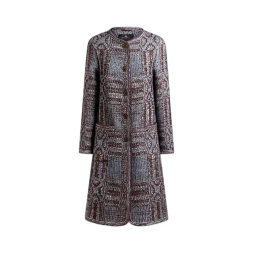 Bouclé Jacquard Coat