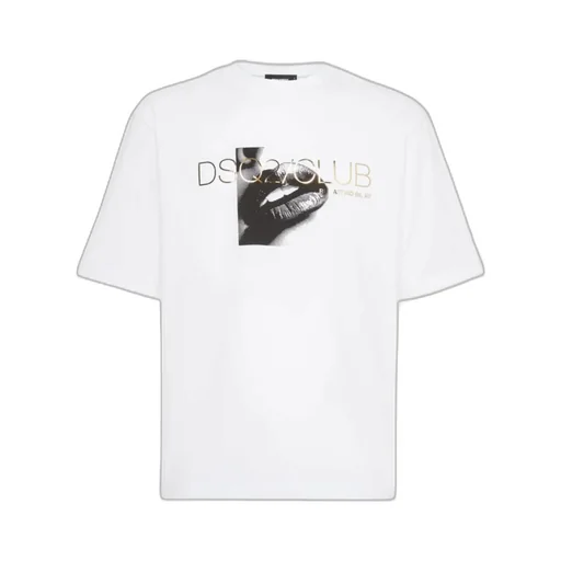 Dsquared2 Graphic Printed Crewneck T-Shirt