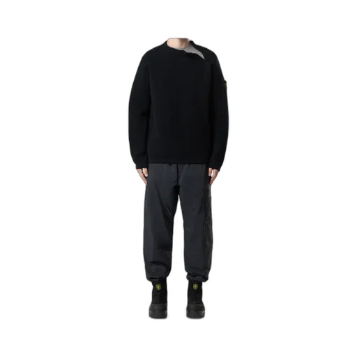Side-Zip Logo-Patch Jumper