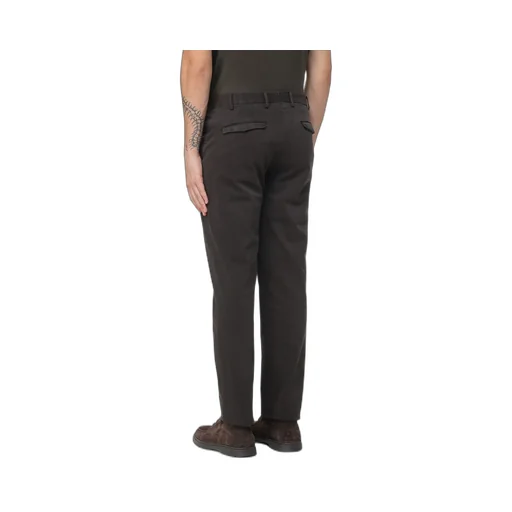 Pt Torino Belted Cotton Pants